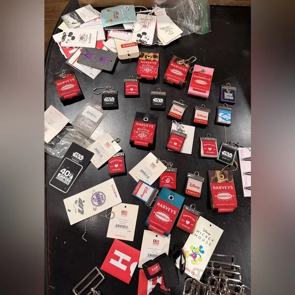 (Bag #1) Lot of Harveys Paper Tags, Seatbelt Tags and Hardware from CNCs - Picture 3 of 4